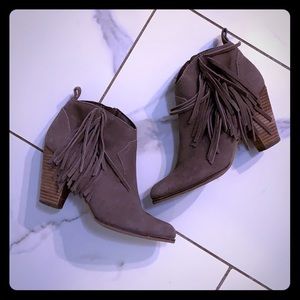 Steve Madden Fringe Booties